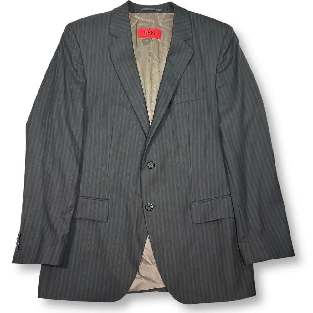 Hugo‎ Hugo Boss Wool Aamon/Hago Slim Fit Suit Jacket Blazer Mens 50 (US 40R)